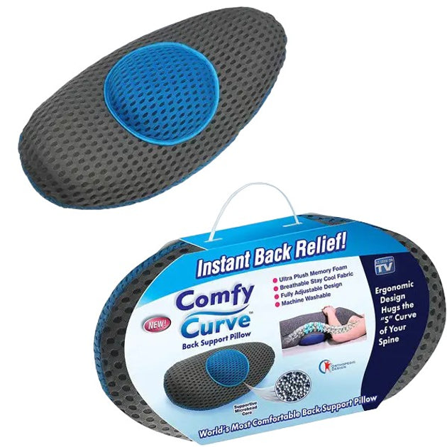 ALMOHADA DE APOYO LUMBAR PosturaZen™ - COMBATE LOS DOLORES DE ESPALDA BAJA, EL ESTRES & A DORMIR MEJOR