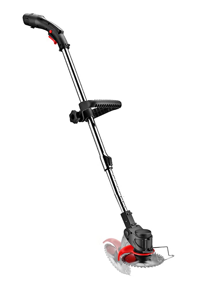 MÁQUINA CORTADORA DE CESPED PORTATIL CON 2 BATERIAS DE 48V (RECARGABLES)