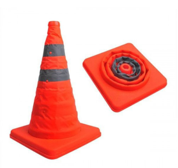 CONO DE SEGURIDAD VIAL PLEGABLE