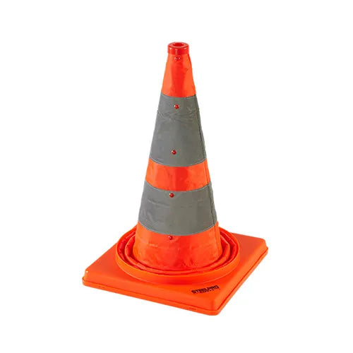 CONO DE SEGURIDAD VIAL PLEGABLE