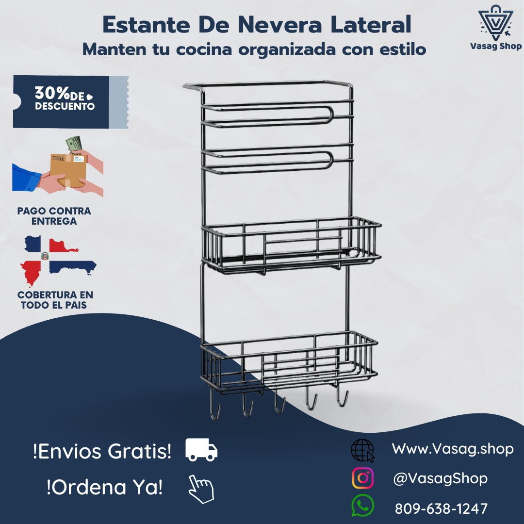 ESTANTE COLGANTE LATERAL PARA NEVERAS