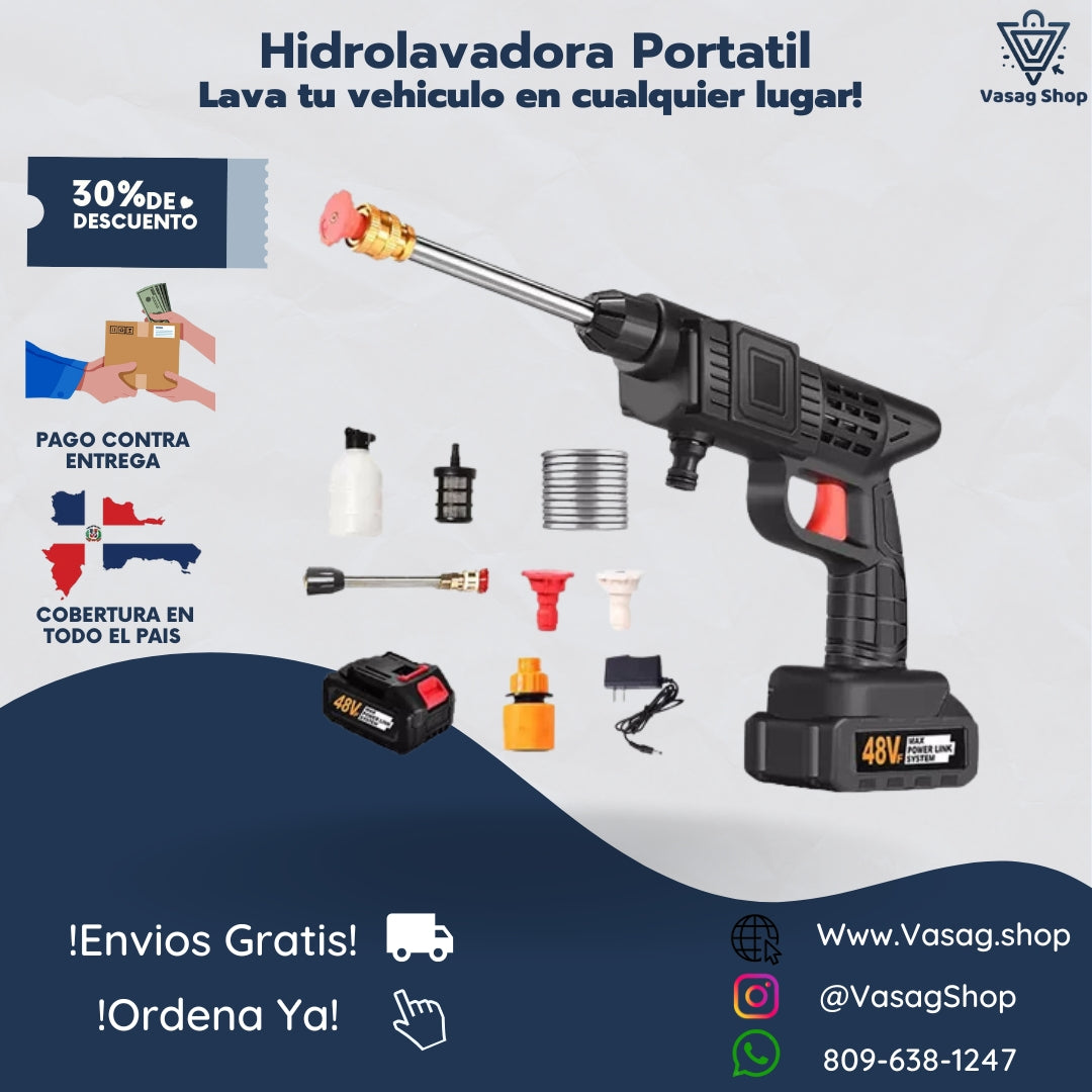 HIDROLAVADORA PORTÁTIL - ALTA PRESIÓN