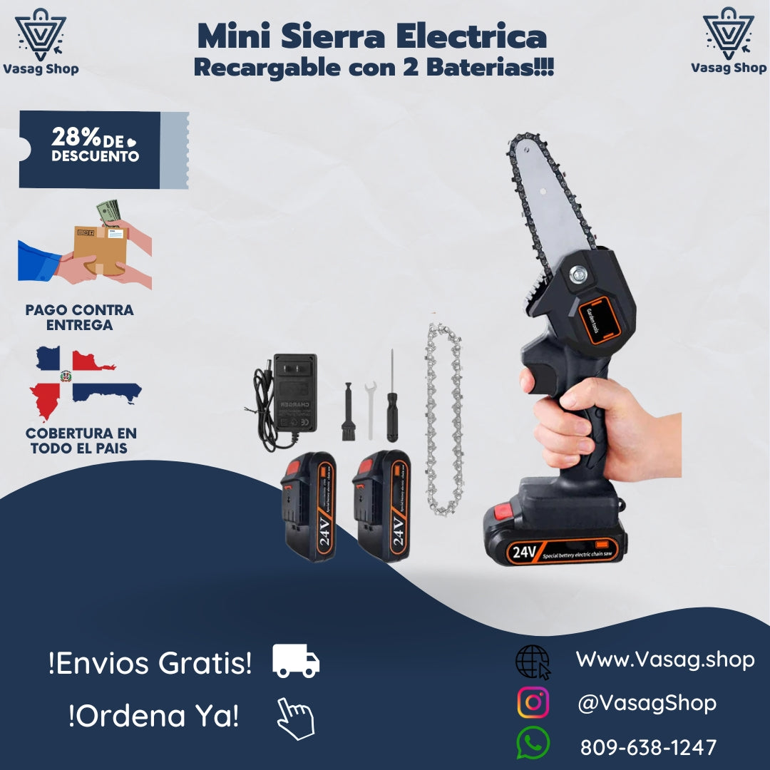 MINI SIERRA ELECTRICA POTENTE & RECARGABLE