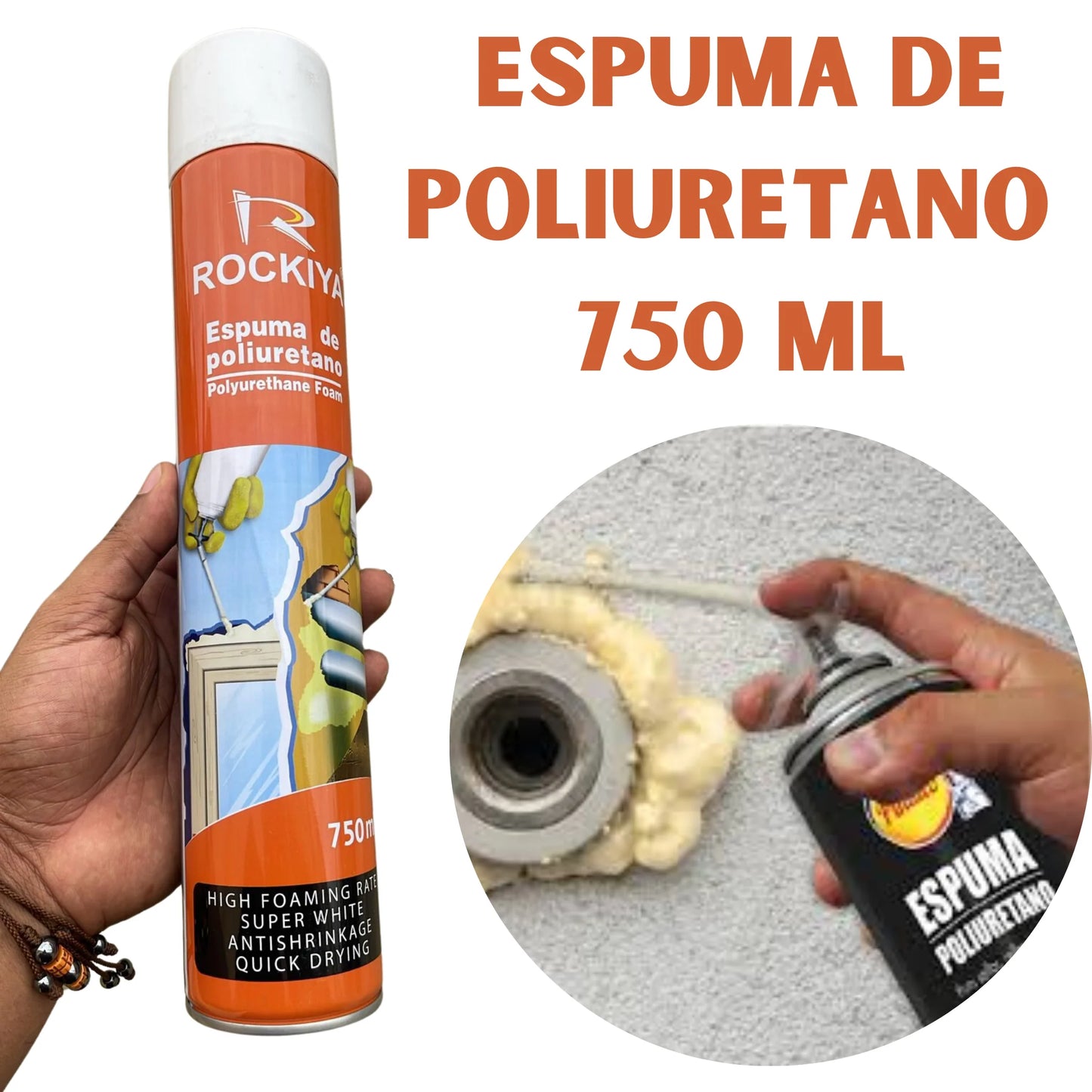 SUPER SPRAY ESPUMA DE POLIURETANO - IMPERMEABILIZA TODAS TUS FILTRACIONES & ELIMINA LA HUMEDAD.