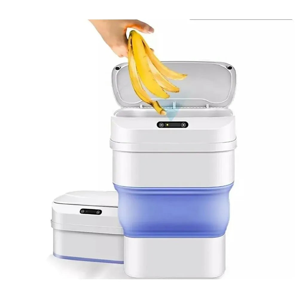 BASURERO INTELIGENTE - MANTEN TU HOGAR LIMPIO, ZAFACON CON SENSOR MODERNO Y ESTETICO PARA QUE NO TENGAS QUE TOCAR LA TAPA 🗑️🤖