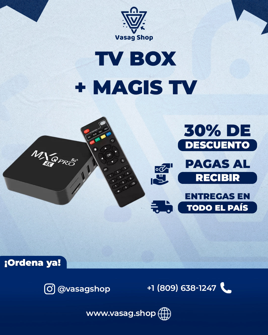 Consola Inteligente 4K Para Tv + Aplicación integrada con 1000 Canales en vivo, Peliculas, Series & más!
