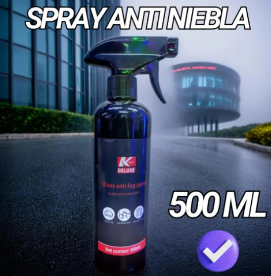 SPRAY ANTINIEBLA & HUMEDAD - QUE LA LLUVIA NO NUBLE TU VISION MIENTRAS CONDUCES! 💦