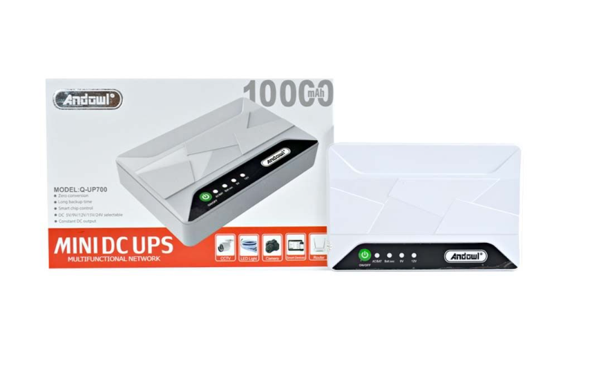 MINI UPS DE RESPALDO - MANTIENE TU INTERNET DE CASA FUNCIONANDO SIN ELECTRICIDAD!  🔋