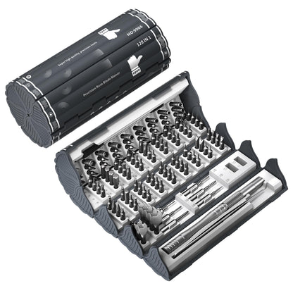 KIT DE PRECISIÓN 128 EN 1 MultiFix Tools™ | Repara Celulares, Lentes, Laptops y Más