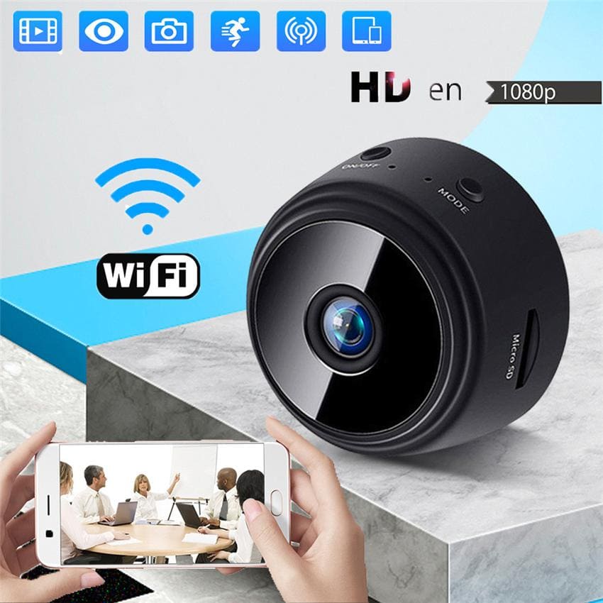 MINI CAMARA DE VIGILANCIA 1080P INALÁMBRICA (WIFI / SMART HOME)