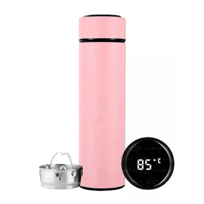 Combo (2) DOS Termos Inteligentes Con Pantalla Led - Mantén la Temperatura De Tus Bebidas, Hecho En Acero Inoxidable & Con Tapa Hermética