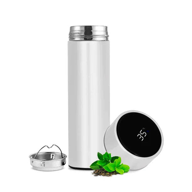 Combo (2) DOS Termos Inteligentes Con Pantalla Led - Mantén la Temperatura De Tus Bebidas, Hecho En Acero Inoxidable & Con Tapa Hermética