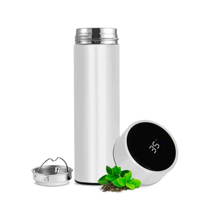 Combo (2) DOS Termos Inteligentes Con Pantalla Led - Mantén la Temperatura De Tus Bebidas, Hecho En Acero Inoxidable & Con Tapa Hermética