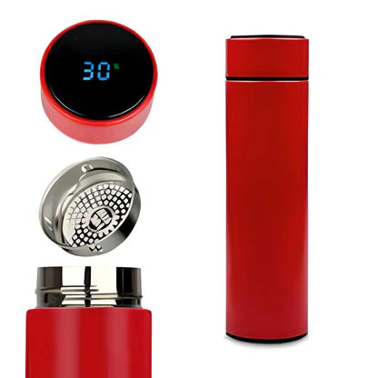 Combo (2) DOS Termos Inteligentes Con Pantalla Led - Mantén la Temperatura De Tus Bebidas, Hecho En Acero Inoxidable & Con Tapa Hermética